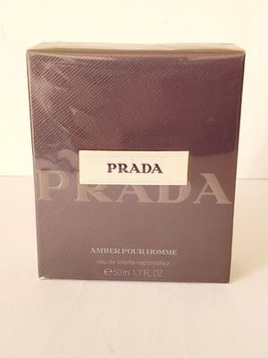 PRADA AMBER POUR HOMME 1.7OZ EDT SPRAY ( MADE IN SPAIN)