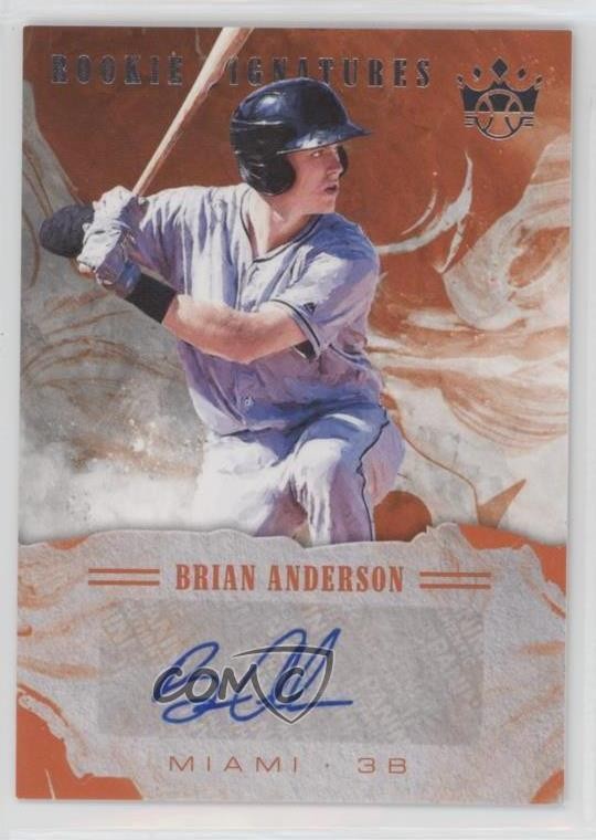 Brian Anderson #S-BA 2018 Panini Diamond Kings Baseball DK Signatures
