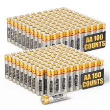 1.5V AA Batteries 200 Pack 1920mAh Alkaline Double A Batteries 10 Year Shelf ... 0.37 per gallon