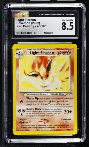 Light Flareon (Unlimited) graded CGC 8.5 for sale on eBay