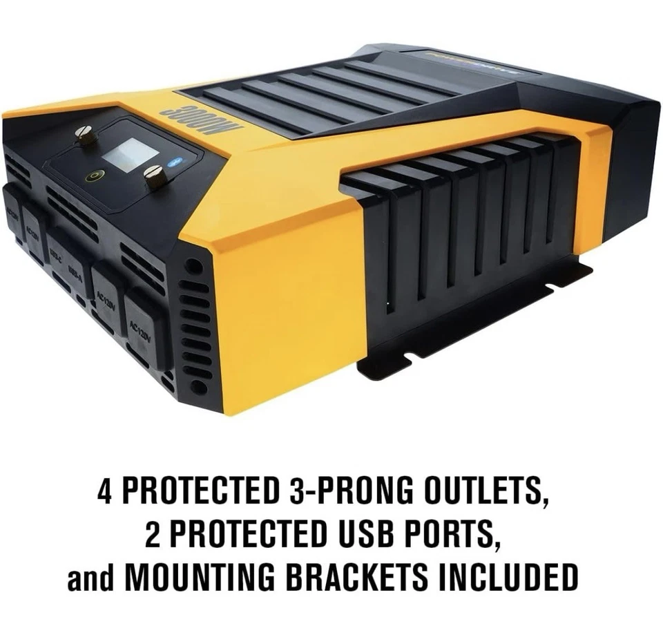 Inversor de potencia PowerDrive PWD3000P 3000 vatios - Bluetooth - Devoluciones en tienda Foto 3 de 4