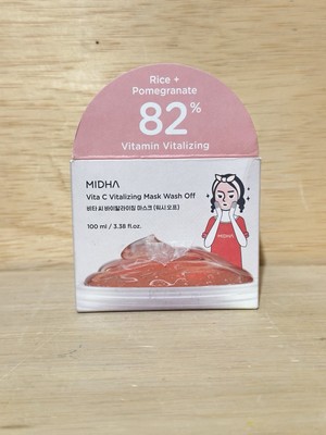 MIDHA Vita C Vitalizing Mask Pomegranate & Red Fruits Wash-Off Vegan Glow