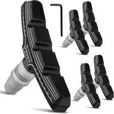 NUWAB 2 Pairs Premium Bike Brake Pads, Professional Mountain Bike V-Brake Pads w