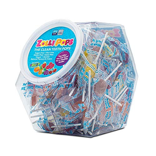 Zollipops Clean Teeth Lollipops | Anti-Cavity, Sugar Free Candy with Xylitol for