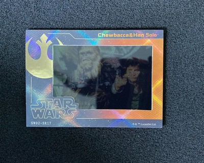 2023 CardFun Star Wars Global Art Film #SW02-SR17 Chewbacca & Han Solo SR XI90