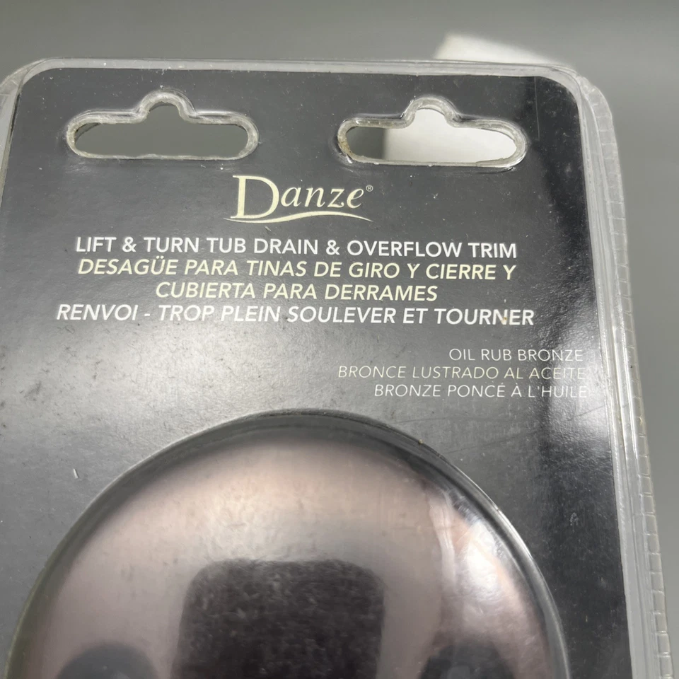 Danze D490637rb  Lift & Turn Bath Drain overflow Kit - Brushed Nickel - Image 2 of 4