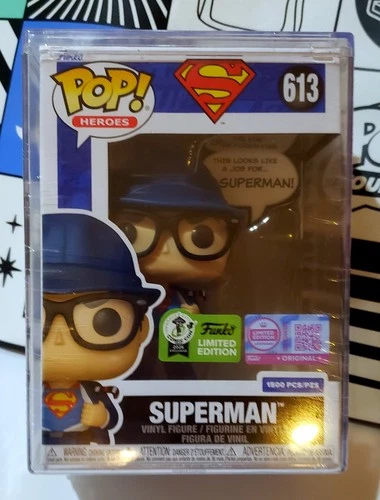 Superman Funko Pop LE 1500 Pieces (ECCC 2026 Official Sticker) IN HAND Sealed