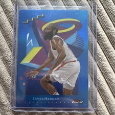 Topps Finest 2024-25 James Harden Clippers Blue X-Fractor /99  