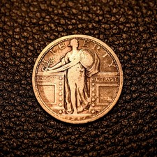  ITM-8466 1917-S Type 1 Standing Liberty Quarter  Fine Cndtn  COMBO SHIPPING 