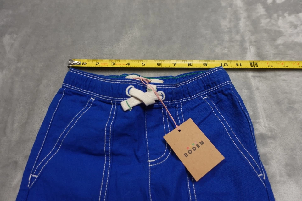 Pantalones cortos de algodón Boden para niños 4-5 años azul brillante nuevos con etiquetas Foto 3 de 4