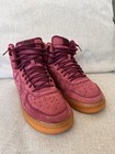 7y Purple Suede Nike Air Force 1s 