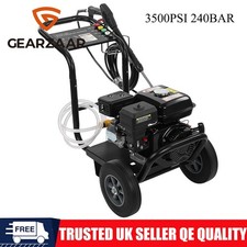 Heavy Duty 3500PSI 240BAR Petrol Pressure Washer 5 Nozzles Jet Washer High Power