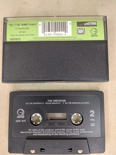 The Simpsons Do The Batman Cassette Single 1990 - Picture 2 of 2