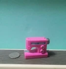 Vintage 1996 Barbie Wind Up Doll Sewing Machine  works