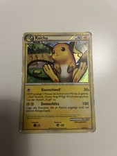 Pokémon Karte, RAICHU-HOLO, 10/123, Deutsch