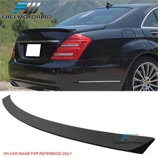 Fits 07-13 Benz W221 S-Class AMG Style Rear Trunk Spoiler Wing ABS Matte Black