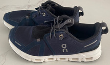 On Cloud Youth Kids Size 4 Navy Black EUC unisex Tennis Running Shoes Sneakers