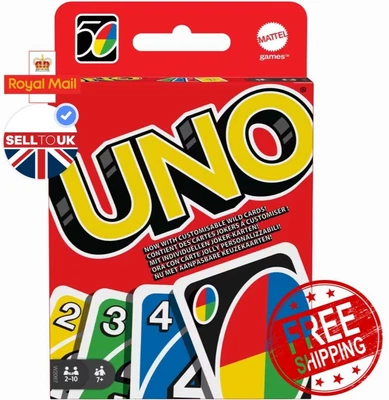 UNO Cards To Play For Family And Friends, Durable and Water Resistant