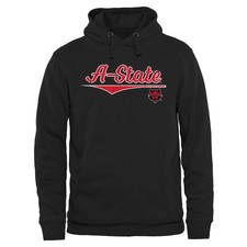 Men's Black Arkansas State Red Wolves American Classic Pullover Hoodie