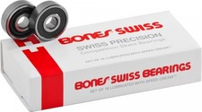 Bones Swiss Roller Skate Bearings 7mm 16 pack 