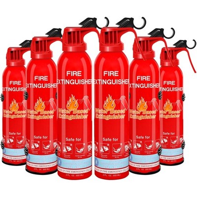Fire Extinguisher for Home, 6 Pack Vehicle Fire Extinguishers for A B C K Fir...