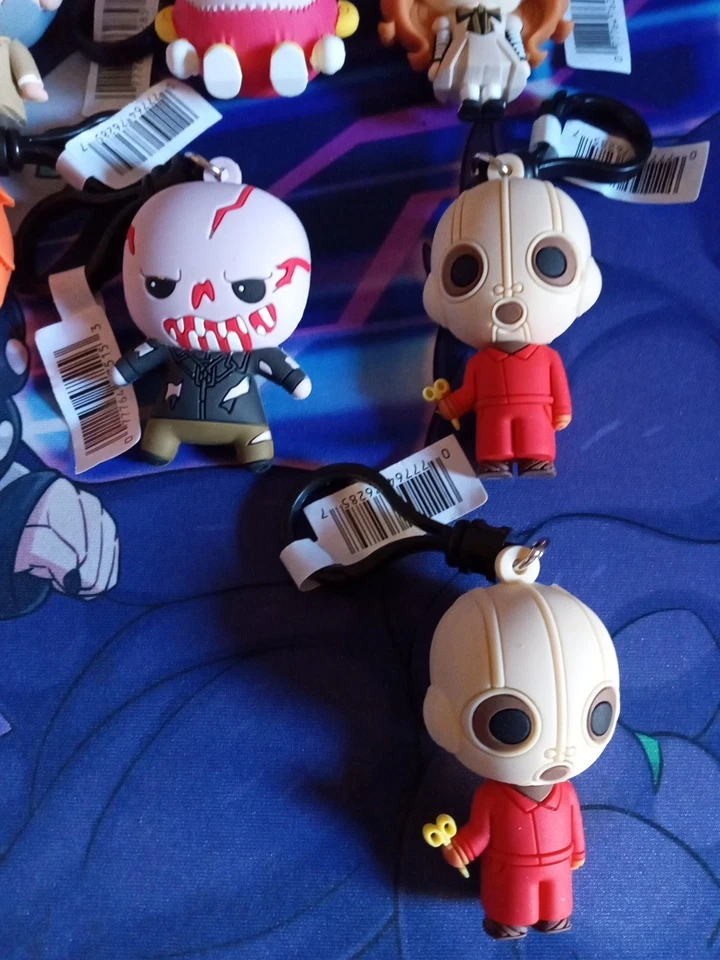 Universal Horror Serie 4 Figura Bolsa Mochila Clip Lote De 8 R.J, Loomis, Megan Foto 4 de 4