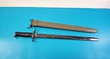 WWI US Military Model 1905 SA Springfield Rifle Bayonet  + Scabbard TR782