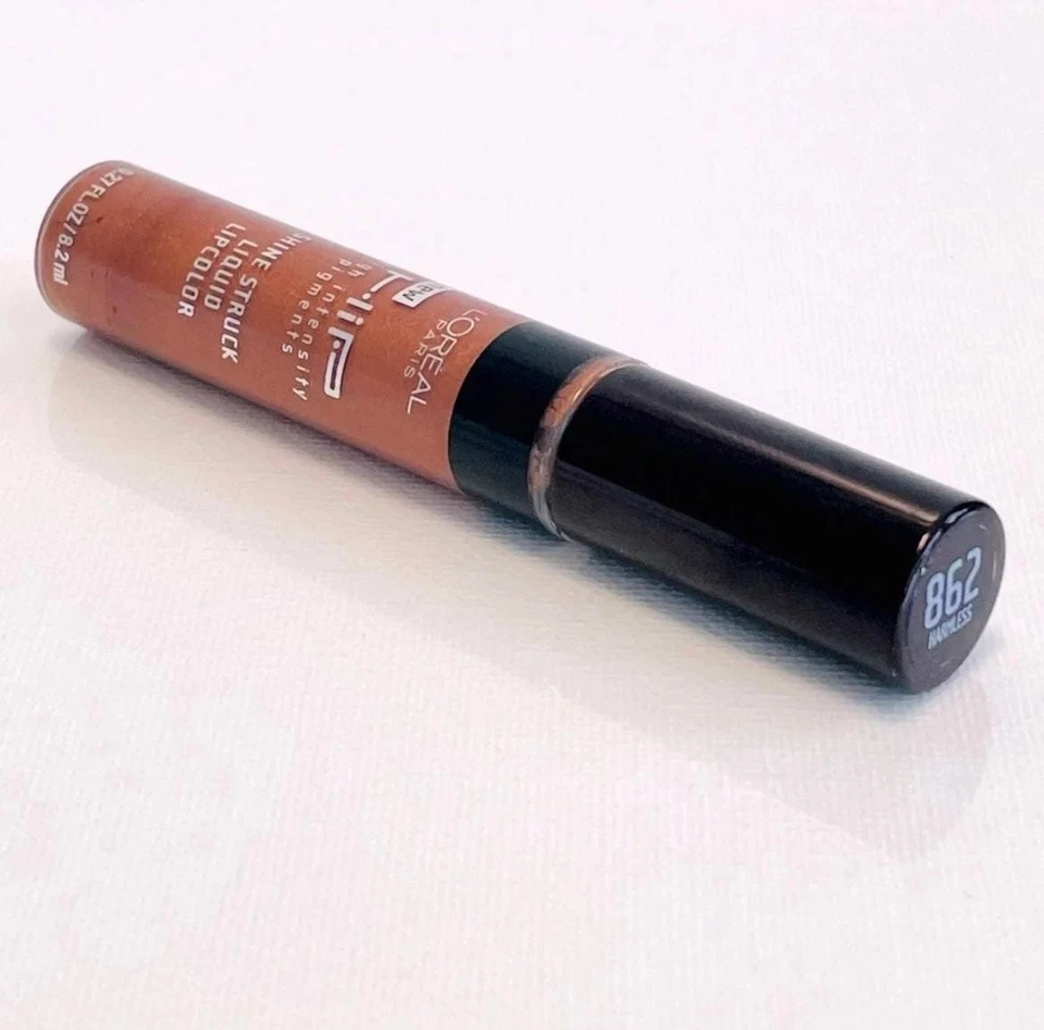 L'OREAL HIP Shine Struck Liquid Lipstick Lip Gloss 862 HARMLESS New - Image 2 of 3