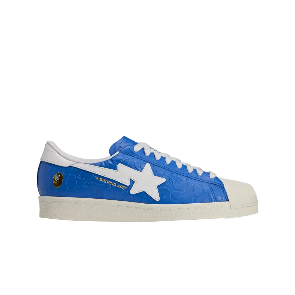 BAPE x adidas Superstar Vintage Blue White for Sale | Authenticity