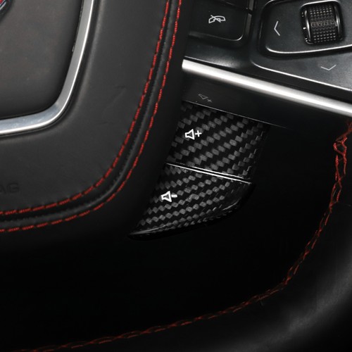 For Chevrolet Corvette C8 2020-2022 Steering Wheel Switch Button Trim White 4PCS - Picture 9 of 11