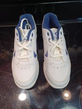 New Dexter Slide-Rite Bowling Shoes Womens Size 7 M White Blue B919-3 Lace Up