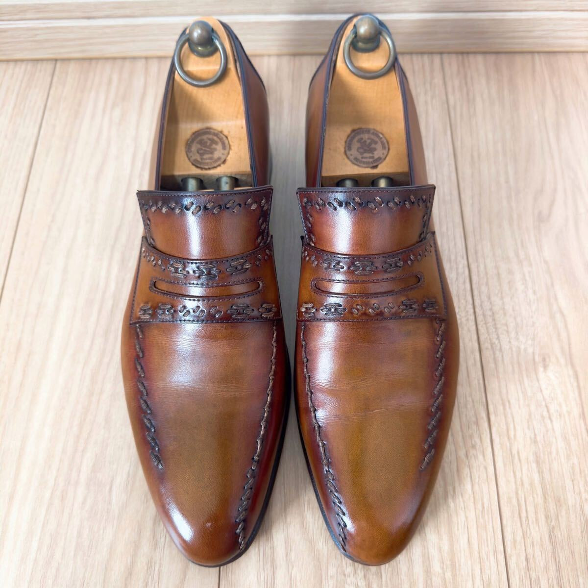 Berluti Andy Fildarine Leather Loafers Men's Size 9.0 US Berluti Andy Fildarine Leather Loafers Men's Size 9.0 US