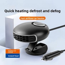 150W Portable Electric Car Heater 12VDC Heating Fan Defogger Defroster Demister