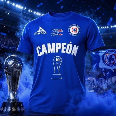 HOT!! Cruz Azul 2026 Campeon La Decima Es Nuestra Soccer Fan Tee
