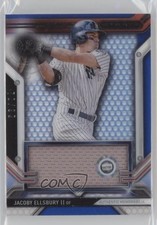 2016 Topps Strata Clearly Authentic Relics Blue 70/99 Jacoby Ellsbury 0f8