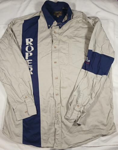 Roper Mens Shirt Extra Large XL Shacket Overshirt Heavy Cotton Workwear