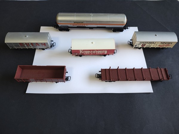 JOUEF MODELISMO FERROVIARIO LOTE 6 VAGONES VINTAGE H0 FRANCE LEER DESCRIPCIÓN