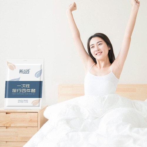 Non-Woven Disposable Bed Sheet Dirty Proof Isolation Sheets Hotel - Picture 7 of 16