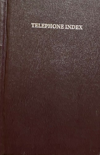 A5 Telefon Index Adressbuch drahtgebunden Hardcover Einband A-Z Index - Bild 13 von 13