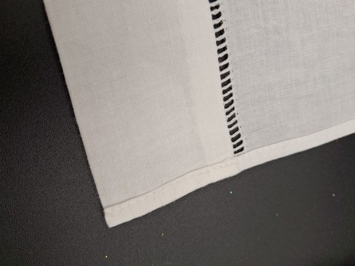 6 VTG 100% Cotton Hand Made Linen Towels Linens White Open Lace Detail - Picture 9 of 11
