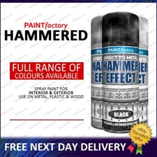 Hammer Effect Spray Paint Aerosol Auto Car Interior Exterior Metal Rust 400ml H3