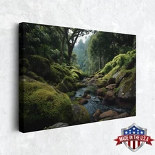 Echoes Beneath the Canopy Wall Art, Canvas Print for Home Decor, Art Poster