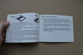 Notice Zappze nes / Nes manual Cleaning Kit PAL original Booklet *