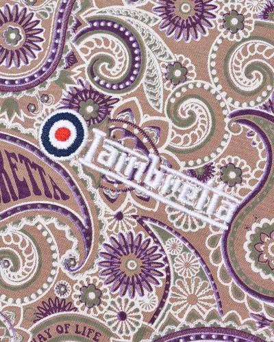Polo Para Hombres Lambretta Clásico Estampado Paisley Mod Retro Ska Informal Tallas M a 4XL - Imagen 81 de 81