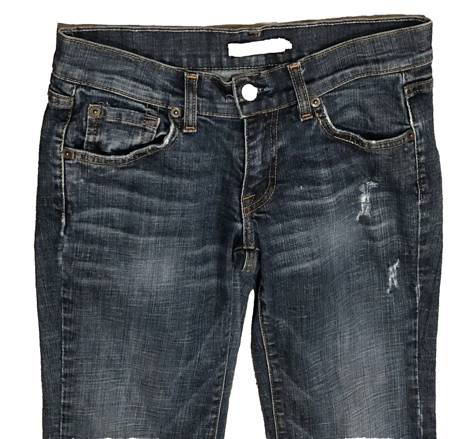 Jeans recortados vintage Arden B azul lavado medio desgastados talla 1 Foto 3 de 4