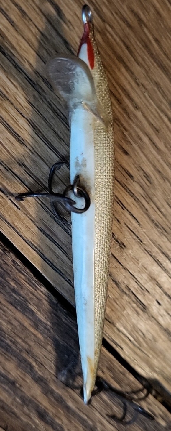 Original Rapala Floating 3.5" Vintage Finland Fishing Lure From IL