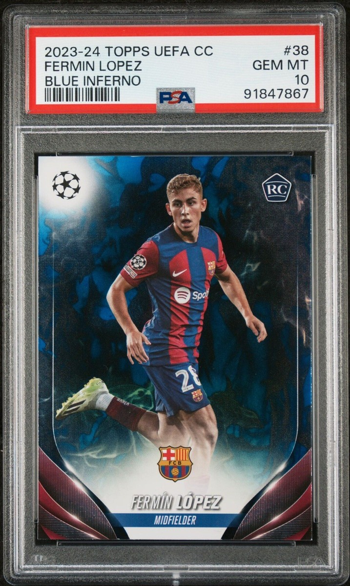topps now Fermin Lopez UCL 010 フェルミン・ロペス Topps UK - Fermín López - Rookie makes UEFA Champions League