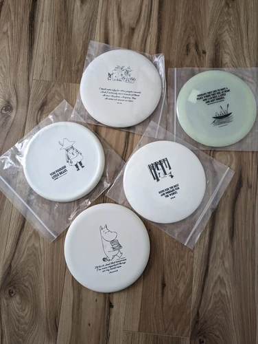 kastaplast moomin set, k1 soft berg, k3 svea, glow grym, k1 falk, k3 rekox