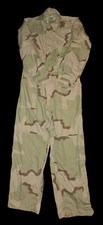 Long Sleeve Cotton Blend Coverall with Multi Pockets, Desert Camouflage