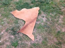 Tanned Leather Cow Hide - Brown